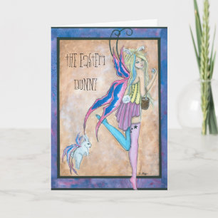 Het Wenskaart van de paashaas Feestdagen Kaart