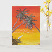 HET WENSKAART VAN DE PALM KAART (Gele Bloem)