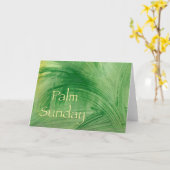 Het Wenskaart van de Palmzondag Kaart (Gele Bloem)