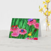 Het Wenskaart van de Partij van de fee Kaart (Gele Bloem)