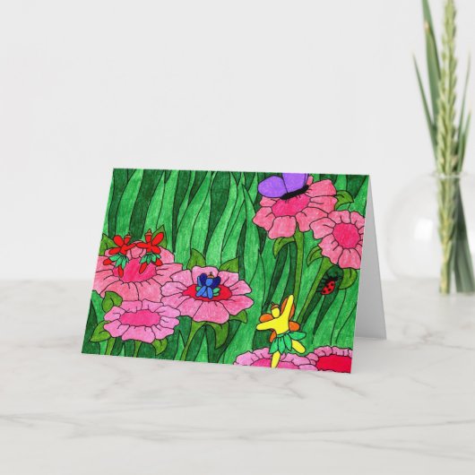 Het Wenskaart van de Partij van de fee Kaart (Voorkant)