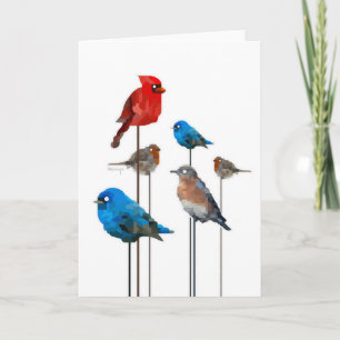 Het Wenskaart van de Partij van de vogel Kaart