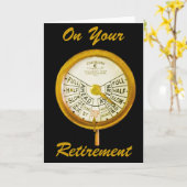 HET WENSKAART VAN DE PENSIONERING VAN DE ZEEMAN KAART (Gele Bloem)