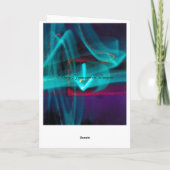 Het Wenskaart van de Pijl van het verkeer Kaart (Achterkant)