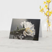 Het Wenskaart van de Pioen van de schijnwerper Kaart (Gele Bloem)