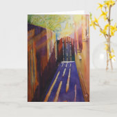 Het wenskaart van de Poort Kaart (Gele Bloem)