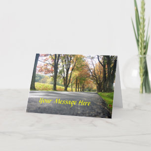 Het Wenskaart van de Pracht van de herfst Kaart