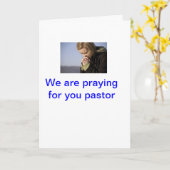 het wenskaart van de predikantappreciatie kaart (Gele Bloem)