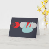 Het Wenskaart van de Raket van de luiaard Kaart (Gele Bloem)