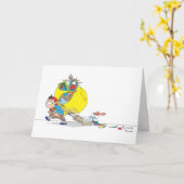 Het Wenskaart van de Reis van Bon Kaart (Gele Bloem)