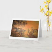 Het Wenskaart van de Rivier van de Mississippi Kaart (Gele Bloem)