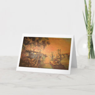 Het Wenskaart van de Rivier van de Mississippi Kaart