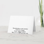 Het Wenskaart van de rododendron Kaart (Achterkant)