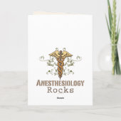 Het Wenskaart van de Rotsen van Anesthesiology Kaart (Achterkant)