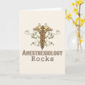 Het Wenskaart van de Rotsen van Anesthesiology Kaart (Gele Bloem)