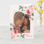 Het Wenskaart van de Rozen van het Jubileum van de Kaart (Gele Bloem)