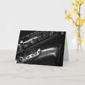 Het Wenskaart van de Saxofoon van de alt Kaart (Gele Bloem)