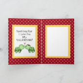 Het wenskaart van de Schildpad van de Feestdagen Kaart (Binnen)