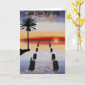 Het Wenskaart van de schipbreukeling Kaart (Gele Bloem)