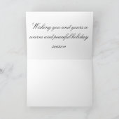 Het Wenskaart van de Schuur van de vakantie Feestdagen Kaart (Binnen)