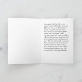 Het Wenskaart van de sneeuwvlok Feestdagen Kaart (Binnen)