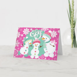 Het Wenskaart van de Sneeuwvlokken van de Winter Feestdagen Kaart