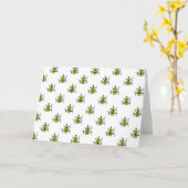 HET WENSKAART VAN DE SPIN VAN HET MONSTER KAART (Gele Bloem)