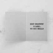 Het Wenskaart van de spoedbestelling Kaart (Binnen)