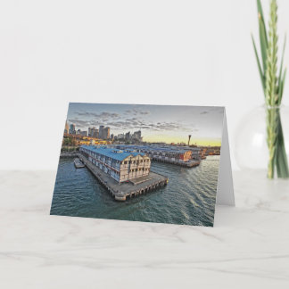 Het wenskaart van de Stad van de Pijler van Sydney Kaart