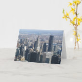 Het Wenskaart van de Stad van New York Kaart (Gele Bloem)