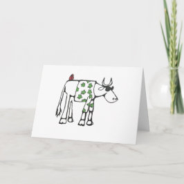 Het Wenskaart van de Stier van de Zomer van het Kaart