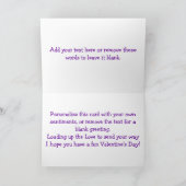 Het Wenskaart van de Straat van Valentijn 5x7 Feestdagen Kaart (Binnen)