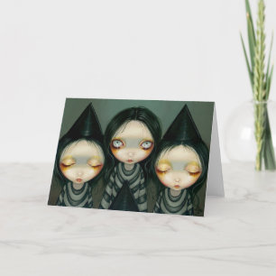 Het Wenskaart van de "Three Witchy Sisters" Kaart