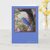 Het Wenskaart van de Tijd van de lente Kaart (Gele Bloem)