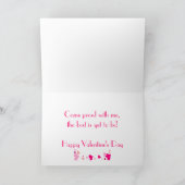 Het Wenskaart van de Tijgers van de Valentijnsdag Feestdagen Kaart (Binnen)