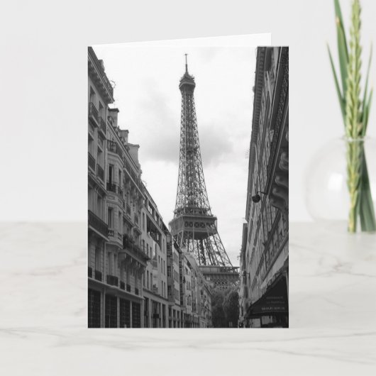 Het Wenskaart van de Toren van Eiffel Kaart (Voorkant)
