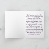 Het wenskaart van de Tovenaar van het Tarot Banx Kaart (Binnen)