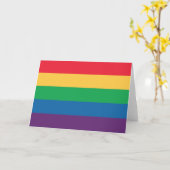 Het Wenskaart van de Trots van de Vlag van de Kaart (Gele Bloem)