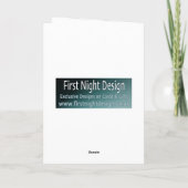 Het Wenskaart van de twaalfde Nacht Kaart (Achterkant)