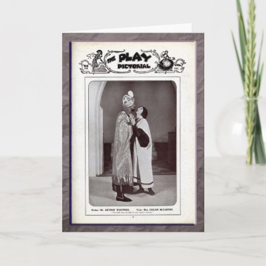 Het Wenskaart van de twaalfde Nacht Kaart (Voorkant)