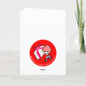 Het Wenskaart van de vakantie - de Boom van de Feestdagen Kaart (Achterkant)