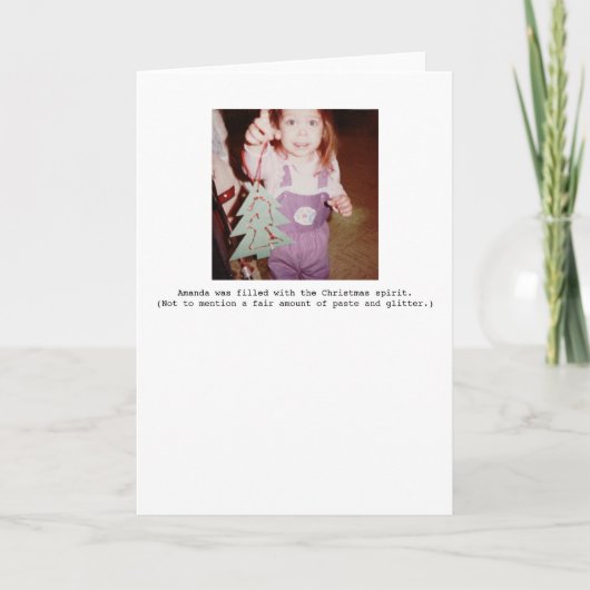 Het Wenskaart van de Vakantie van de Geest van Feestdagen Kaart (Voorkant)