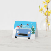 Het Wenskaart van de Vakantie van Figaro Kaart (Gele Bloem)