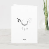 Het Wenskaart van de Vakantie van het Elf van de Feestdagen Kaart (Achterkant)