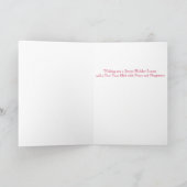 Het Wenskaart van de Vakantie "van Yule van het Feestdagen Kaart (Binnen)