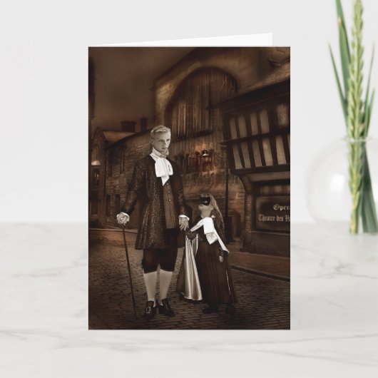 Het Wenskaart van de vampier Kaart (Voorkant)