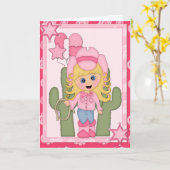 Het Wenskaart van de Veedrijfster van de blonde Kaart (Gele Bloem)