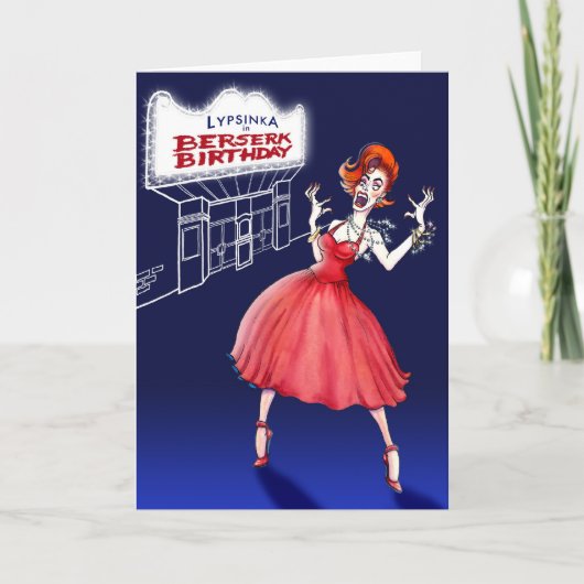 Het Wenskaart van de verjaardag #1 (spatie) Kaart (Voorkant)