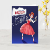 Het Wenskaart van de verjaardag #1 (spatie) Kaart (Gele Bloem)