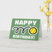 Het wenskaart van de verjaardag met geel kaart (Gele Bloem)